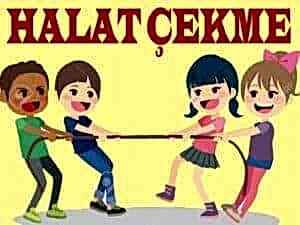 palyaço oyunları, halat çekme, çuval yarışı, mandal oyunu, ebe oyunu, körebe, halka oyunu, eski minder, yağ satarım bal satarım,