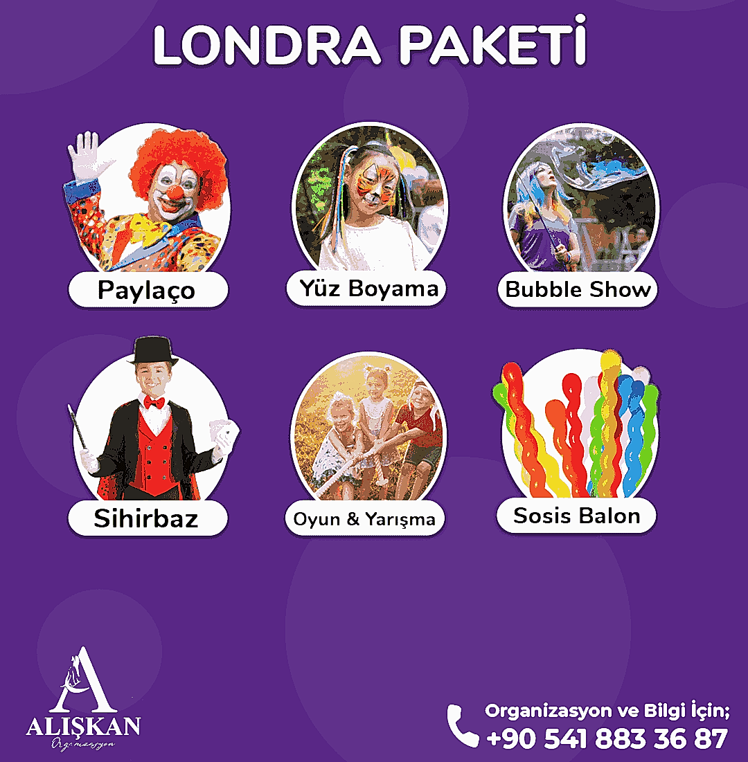 palyaçokiralama, yüzboyama, bubbleshow, sihirbaz, eğlencelietkinlikler, sosisbalon, eğlencelibilim, tahtabacak, illüzyon, jonglör, vantrolog, ateşshow, sirkgösterisi, akrobasi, tekteker, labut, unicyle, huduni, alışkanorganizasyon