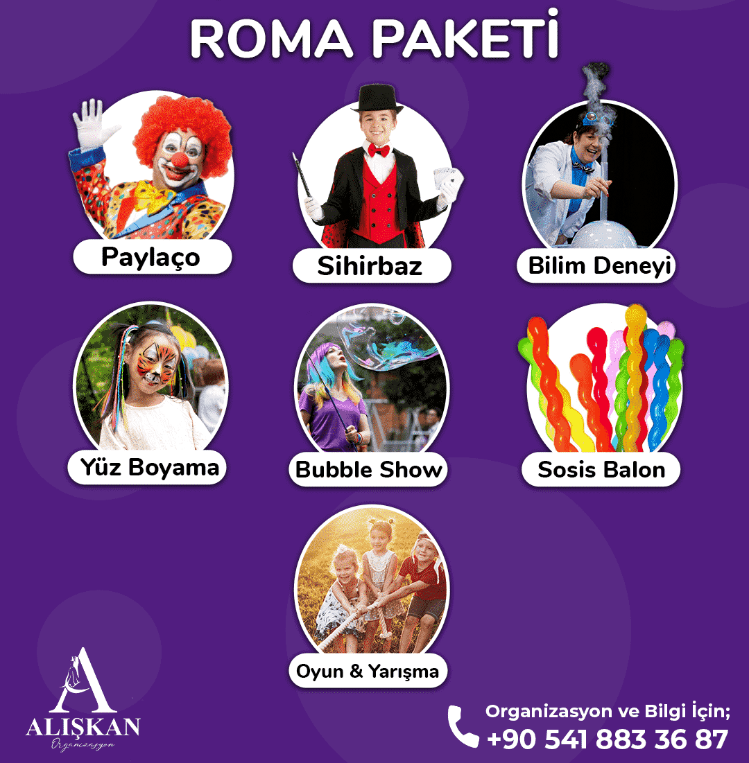 palyaçokiralama, yüzboyama, bubbleshow, sihirbaz, eğlencelietkinlikler, sosisbalon, eğlencelibilim, tahtabacak, illüzyon, jonglör, vantrolog, ateşshow, sirkgösterisi, akrobasi, tekteker, labut, unicyle, huduni, alışkanorganizasyon